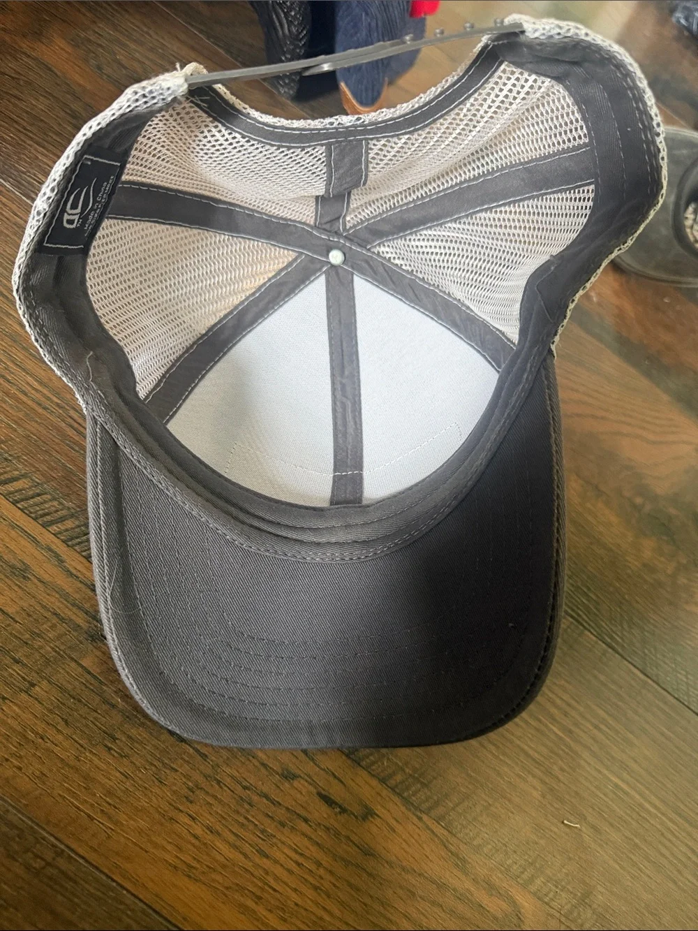 Magnolia Gray and White Trucker Hat